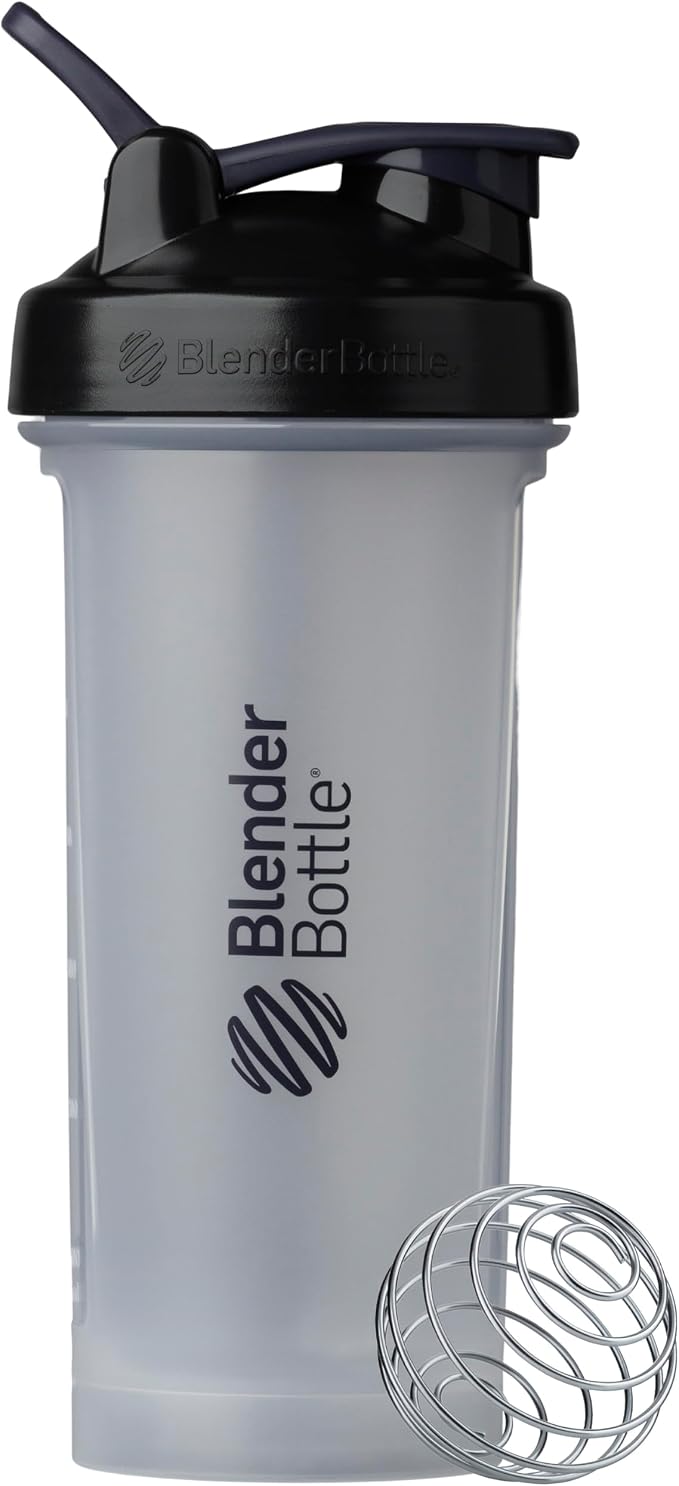 BlenderBottle Classic V2 Plastic Shaker Bottle 28 oz Black
