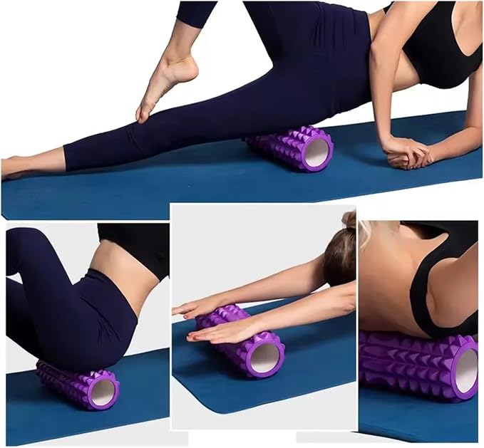 High Density Foam Roller for Muscle Massage - Pain Relief for Back, Legs, and Arms(Pink)