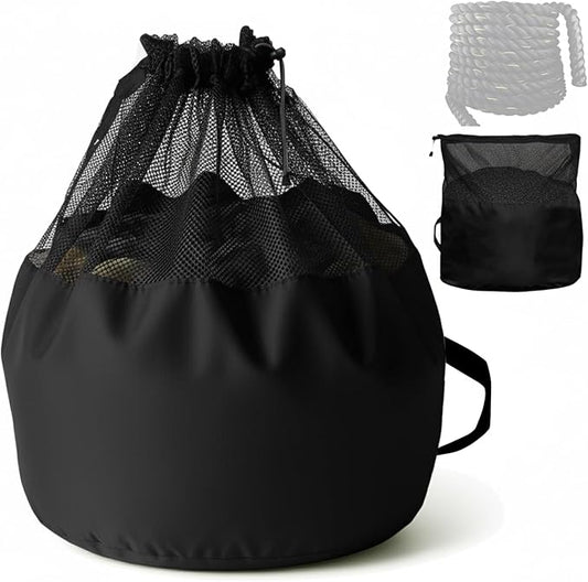 J Bryant Extra Large Battle Rope Storage Bag – Heavy-Duty Carry Sack for Training Ropes, Jump Ropes & Gym Accessories