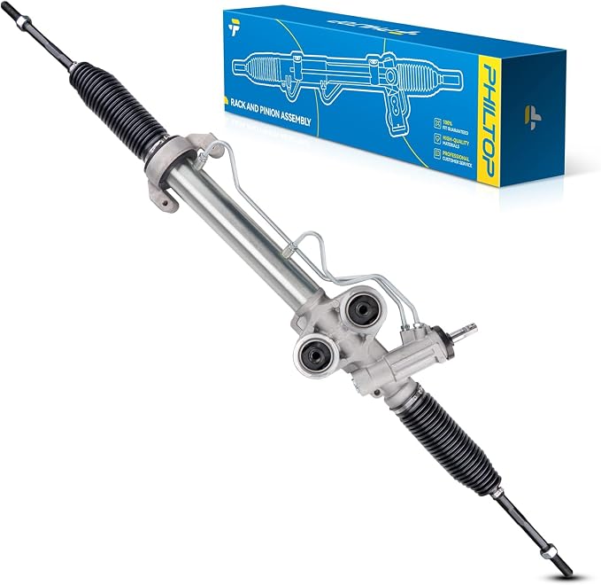 PHILTOP Power Steering Rack and Pinion Assembly Compatible with 2007-2011 Silverado/Sierra 1500 Crew/Extended Cab, 2012-2013 Sierra 1500(Exc. Hybrid) Replace 22-1036
