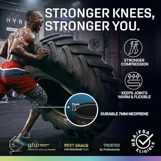 Modvel 7mm Neoprene Knee Sleeves for Men & Women Weightlifting & Powerlifting – Compression Knee Sleeve Support for Squats, Gym, Training – USPA, IPL Approved – Medium Army/dark (Pair)