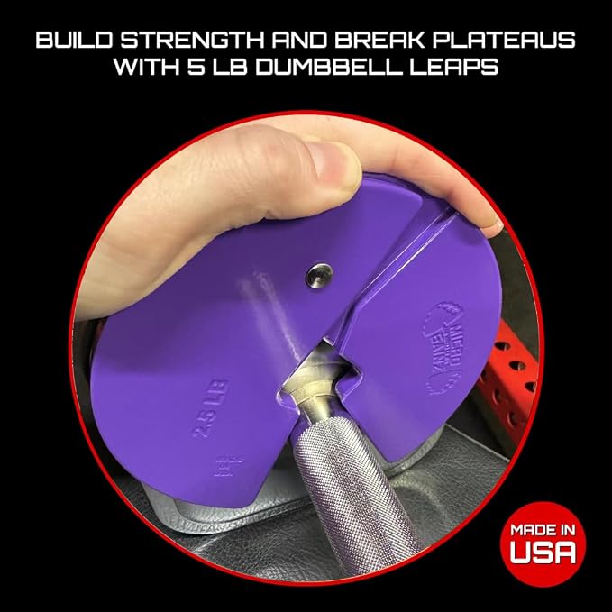 Micro Gainz 2.5LB Dumbbell Fractional Weight Plates, 2-Piece