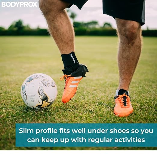 Bodyprox Ankle Brace for Women and Men, Lace Up Ankle Support Brace Stabilizer For Sprained Ankle (Medium)