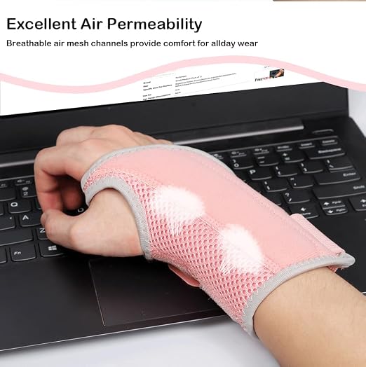 Wrist Brace for Carpal Tunnel Relief, Adjustable Wrist Support Splint Hand Brace for Men Women, Wrist Stabilizer Night Support for Pain Relief,Tendinitis,Arthritis (Right and Left Hands, S/M)