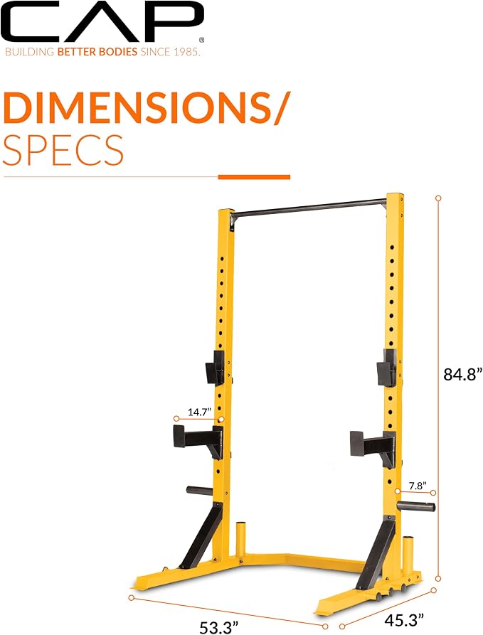 CAP Barbell FM-8000F Deluxe Power Rack Color Series