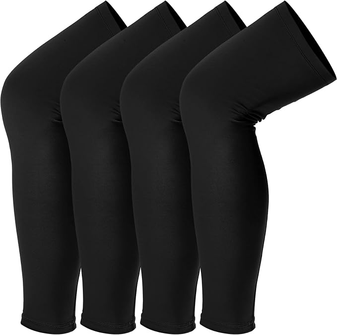 Tatuo Leg Sleeves Compression Long Knee Sleeve UV Protect for Men Women Sport Basketball Football