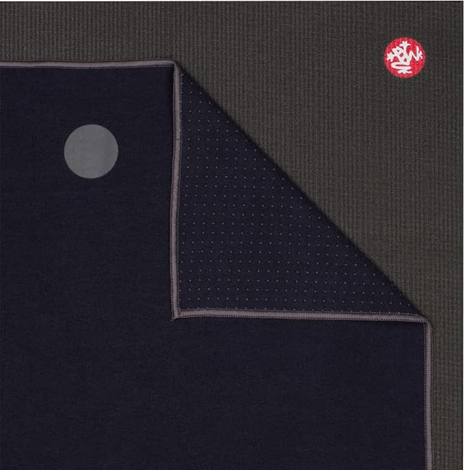 Manduka unisex adult Yoga Yogitoes Towel, Midnight, 79 x 24 US