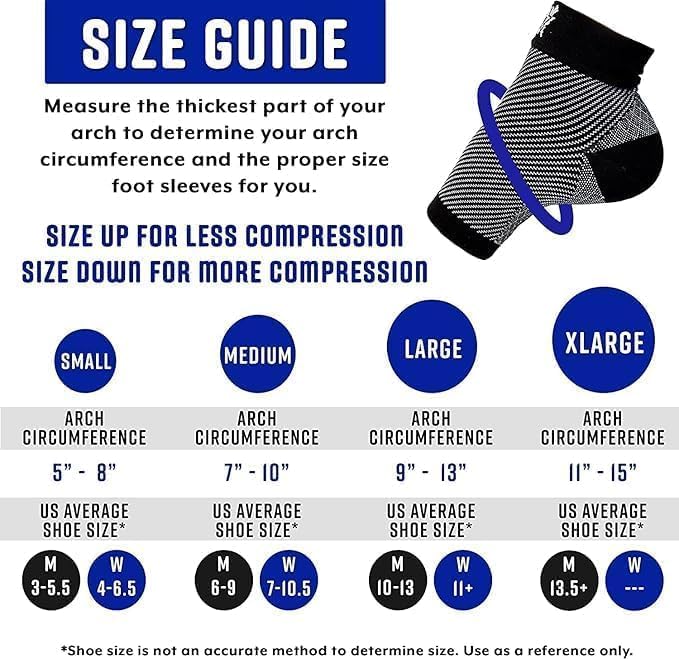 Compression Socks for Plantar Fasciitis & Achilles Tendonitis Relief – 2 Pair of Ankle Compression Sleeves for Foot Swelling, Heel Spurs, Pain & Fatigue – Comfortable Arch Support Brace for Daily Use (Black, Medium)