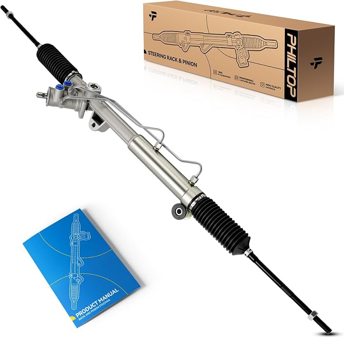 PHILTOP Power Steering Rack and Pinion Compatible with Chevy Camaro 1998-2002 All Models, Pontiac Firebird 1998-2002 All Models, Hydraulic Rack and Pinion Replace 22-185