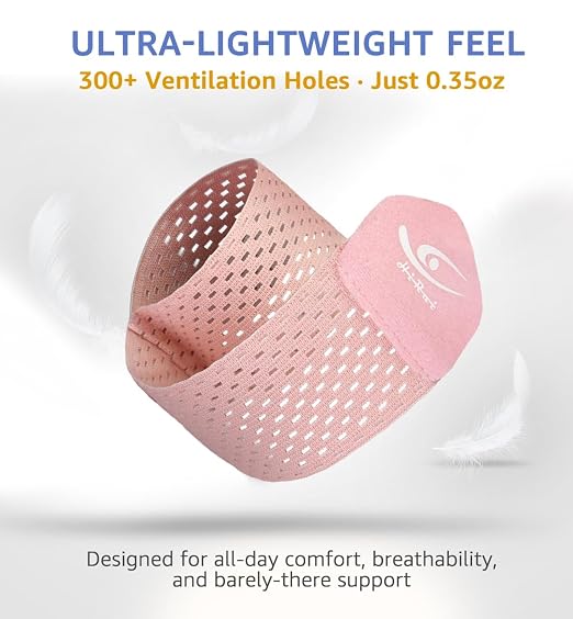 Wrist Compression Wraps 2-Pack, Wrist Brace Wrist Support for Sports, Mouse Hand, Mother's Hand, Carpal Tunnel Arthritis, Tendonitis - Premium Elastic & Breathable Mesh Fabric, One Size (Pink)