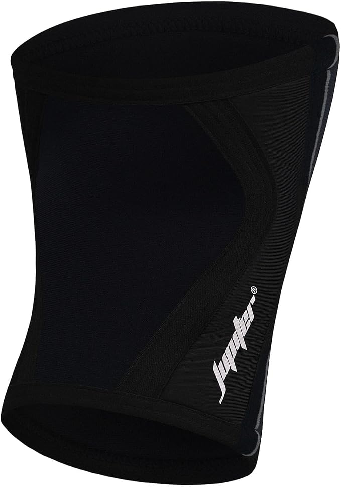 Jupiter Knee Sleeves (1 Pair), 7mm Compression Knee Braces for Squats,Weightlifting,Powerlifting,Cross Training for Men & Women (Small)