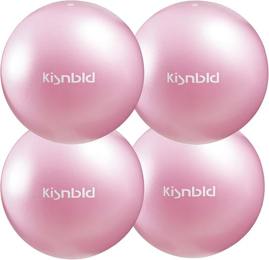 kisnbld Small Exercise Ball, 9 Inch Mini Pilates Ball, Anti Burst and Slip Resistant Mini Yoga Ball for Stability, Fitness, Physical Therapy, Stretching & Core Strength Workout at Home Gym & Office