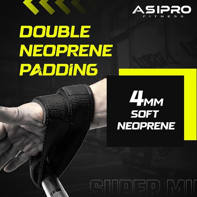 Figure 8 Lifting Straps Gym Padded for Men & Women Gym Deadlift Strap for Weightlifting, Strongman, & Cross Training Heavy Duty Lifting Strap Figure 8 Straps