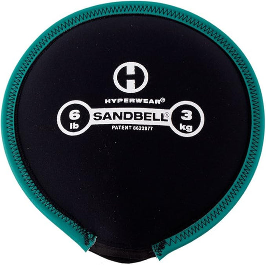 HYPERWEAR SandBell® Soft Sandbag Weight (2–50 lbs) – Pre-Filled with Clean USA Sand, Safe Soft Weight for Strength Training, HIIT, Functional Fitness, Rucking & Home Workouts