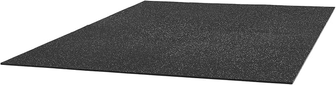 VEVOR 0.56Inch 96sq.ft 24 Tiles Gym Flooring for Home Gym, Rubber Top with High Density EVA Foam, 24 x 24In Gym Floor Exercise Equipment Mats, Interlocking Gym Mats, Puzzle Workout Mats, Black & White | Rubber Top with High Density EVA Foam, Lightweigh...