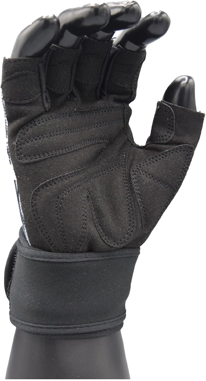 MRX Weightlifting Gloves for Men Workout Gloves Mens Wrist Support Lifting Gloves Male Gym Gloves | Workout Gym Accessories for Men Weight Lifting Fingerless Gym Exercise for Powerlifting