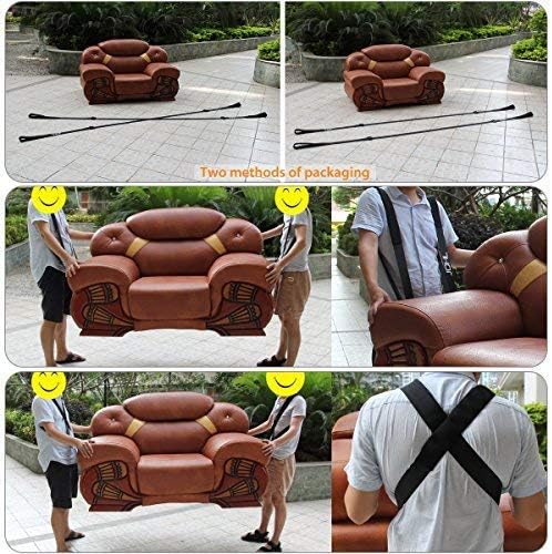 Moving Straps Moving and Lifting System for 2 Mover Adjustable Shoulder Lifting 4 Buckles Easily Move Lift Carry Secure Furniture Appliances Heavy Objects