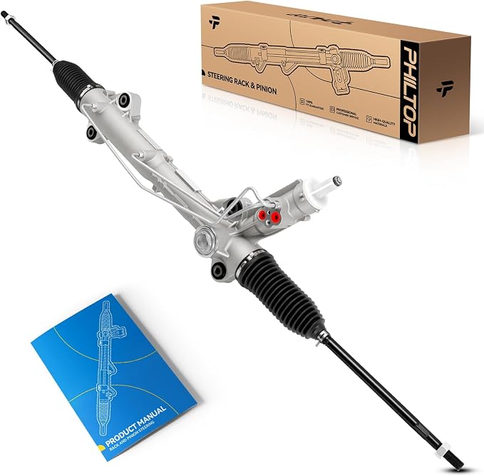 PHILTOP Power Steering Rack & Pinion Assembly for 2007-2011 Sprinter 2500/3500, 2014-2019 Sprinter 2500/3500, 2019 Sprinter 1500, Hydraulic Power Steering, OEM Replacement 22-3044