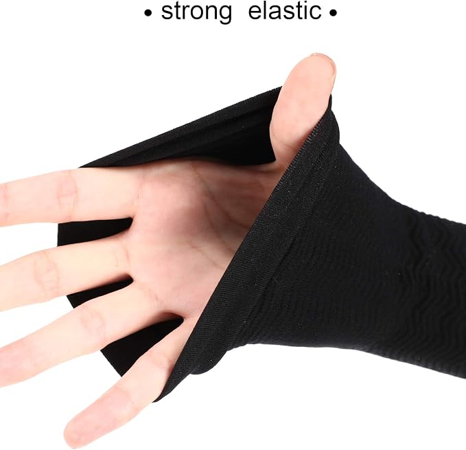 WILLBOND 4 Pairs Slimming Arm Shaper Sleeve for Women Men Upper Flabby Arm Sleeve for Slimming Sun Protection Tattoo Cover up