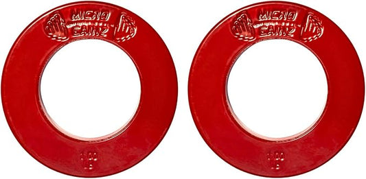 Micro Gainz Calibrated Fractional Weight Plate Set of 2 Plates, Choose Set (.25LB-1.25LB), Designed for Olympic Barbells for Strength Training & Micro Loading Bar Weights, Made in USA