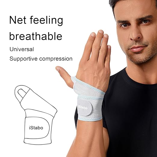 Ultra Thin Mesh Wrist Brace for Carpal Tunnel Pain Relief - Adjustable Wrist Support Strap for Arthritis, Tendonitis, Repetitive Strain Injury - Lightweight Ulnar Wrist Wraps for Workouts & Daily Use, Fits Left or Right Hand (2, Black)