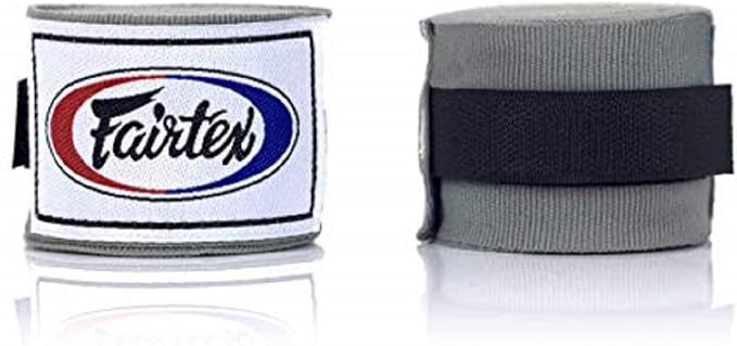 Fairtex HW2 Elastic Cotton Handwraps, 120' and 180" Full Length Hand Wraps-Many Colors