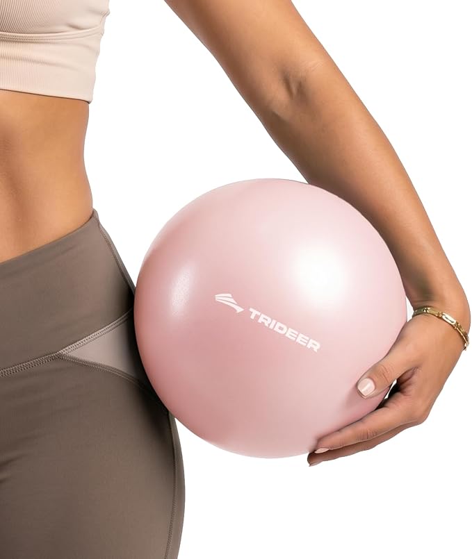 Trideer Yoga Ball for Exercise, Pilates, Core & Balance Training, Stability Ball for Pregnancy & Birthing Prep, Physical Therapy, Daily Stretching, Office Chair for Active Sitting, Quick Pump Included