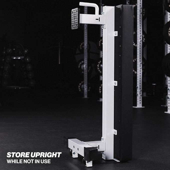 Titan Fitness TITAN Series Single Post Flat Bench, Rated 1,200 LB, 4" Thick HeftyGrip Vinyl Pad, Dedicated Home Gym Competition Weightlifting & Strength Training Utility Bench