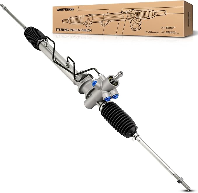 Torchbeam Power Steering Rack & Pinion Assembly Fit for 1991-1998 Tercel, 1992-1998 Paseo, Hydraulic System Steering, Replaces OEM 26-1677