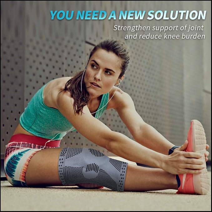 NEENCA Professional Knee Brace, Medical Knee Support for Women & Men Relief | Patented Patella Gel Pad & Side Stabilizers, Compression Sleeve for Knee Pain, Swelling, ACL, PCL, Arthritis, Sports, Workout