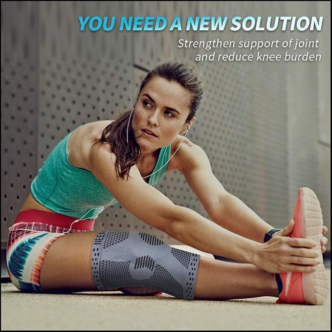 NEENCA Professional Knee Brace, Medical Knee Support for Women & Men Relief | Patented Patella Gel Pad & Side Stabilizers, Compression Sleeve for Knee Pain, Swelling, ACL, PCL, Arthritis, Sports, Workout