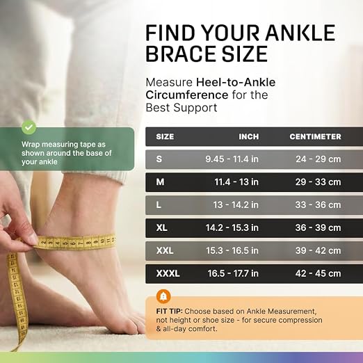 Modvel Foot & Ankle Brace Socks with Adjustable Support Strap – Compression Sleeve for Sprained Ankle, Plantar Fasciitis Relief Tendonitis & Arthritis, Stabilizing Foot & Ankle Support for Women & Men