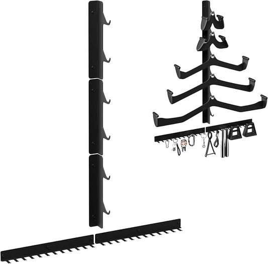 LAT Pull Down Bar Storage Rack Wall Mount,Gym Storage Wall Organizer for LAT Pulldown Attachments Cable Attachment, Gym Accessories, Workout Equipment, Home Gym Fitness