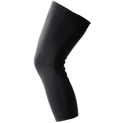 Knee Brace Undersleeve - Knee Undersleeves for Women & Men Leg Undersleeve for Knee Brace, Closed Patella,M (Pack of 1)