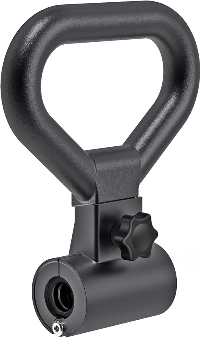 SELEWARE Dumbbell Converter, Steel Dumbbell to Kettlebell Converter Handle | Versatile Kettlebell Handle with Non-Slip Ergonomic Grip for Home Gym Weight Lifting, Fits Most Dumbbells Up to 100lbs
