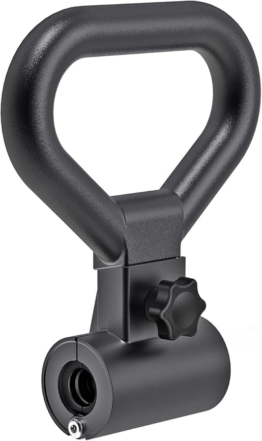 SELEWARE Dumbbell Converter, Steel Dumbbell to Kettlebell Converter Handle | Versatile Kettlebell Handle with Non-Slip Ergonomic Grip for Home Gym Weight Lifting, Fits Most Dumbbells Up to 100lbs
