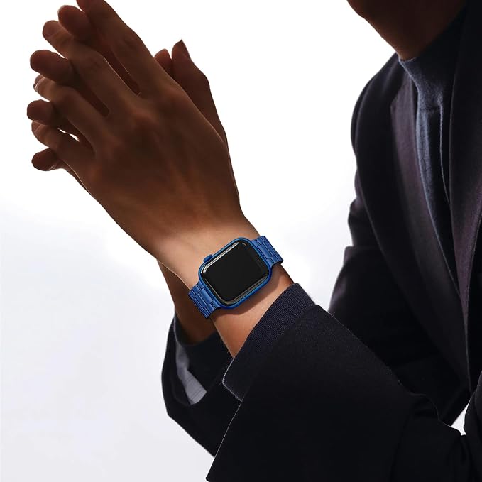 EPULY Metal Band Compatible with Apple Watch Bands for Men 42/44/45/46/49mm | Stainless Steel Strap Suitable for Business Setting & Everyday Wear, Fits iWatch Bands Series 11 10 9 8 7 6 5 4 SE/Ultra3 2 1