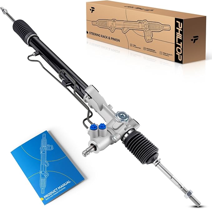 PHILTOP Power Steering Rack & Pinion Assembly for 1997 1998 1999 2001 CR-V, Hydraulic Power Steering, OEM Replacement 26-1776