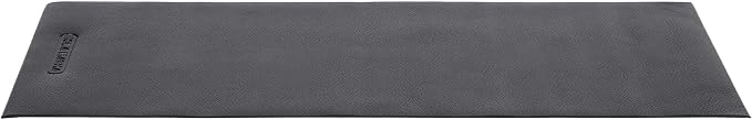 HolaHatha Lightweight Padded Exercise Yoga Mat, Non Slip Thick Foam Foldable Pad for Stretching and Workout Activity, 79 x 35.5" Medium, Grey