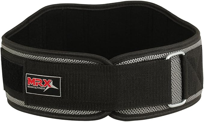 MRX Weight Lifting Belts for Men Fitness Training Gym Back Support Powerlifting Belt 8" Wide Workout Belts for Deadlift, Squat, Weightlifting, Strength Training