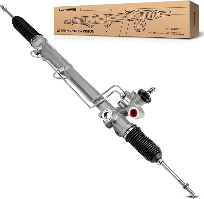 Torchbeam Power Steering Rack & Pinion Assembly Fit for 2003-2008 Grand Marquis, 2003-2007 Crown Victoria, 2003-2007 Town Car Limousine, Hydraulic System Steering, Replaces OEM 22-249 without EVO