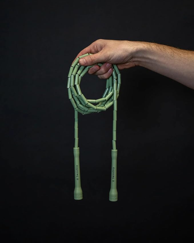 Swissskip Beaded Jump Rope Swissskip by Dayan Kolev; Unique Beaded Rope for Mastering Jump Rope Skills and Tricks