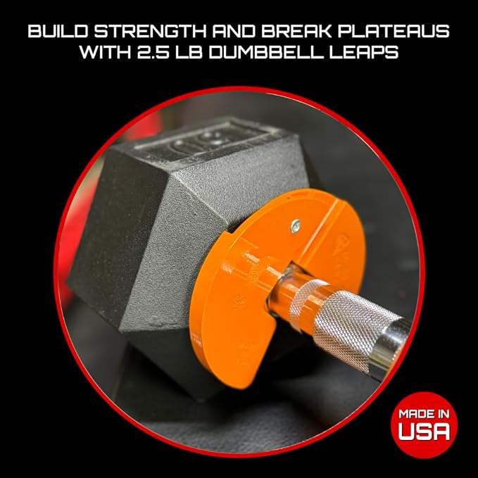 Micro Gainz 1.25LB Dumbbell Fractional Weight Plates, 2-Piece