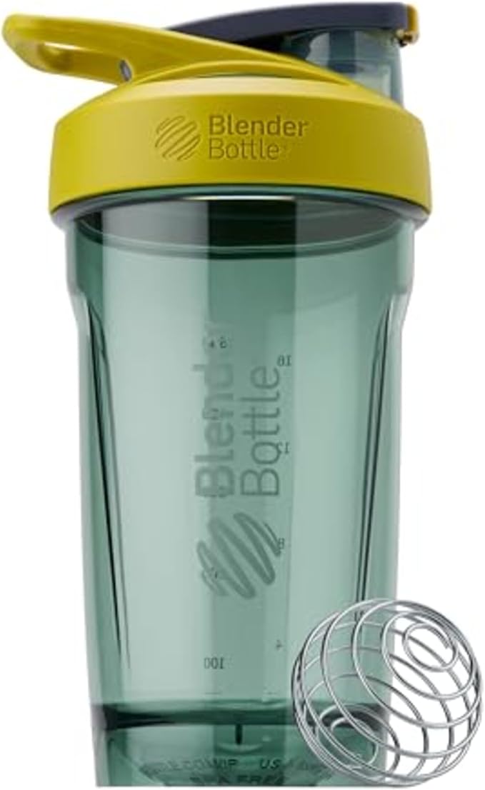BlenderBottle Sport Flip Tritan Shaker Bottle 24 oz Yellow
