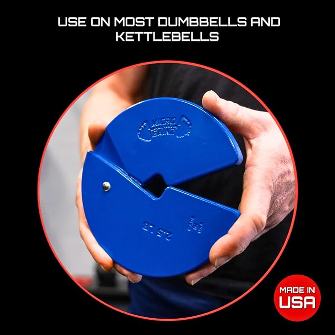 Micro Gainz 2.5LB Dumbbell Fractional Weight Plates, 4-Piece