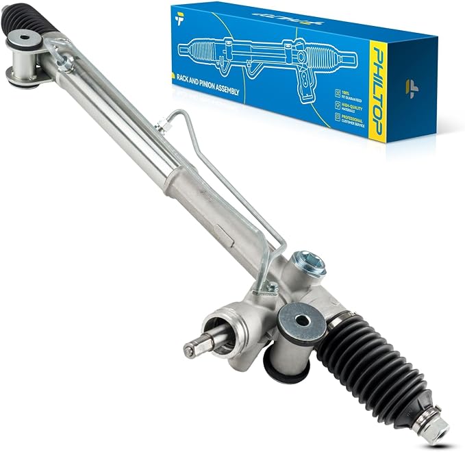 PHILTOP Hydraulic Power Steering Rack and Pinion Replacement For 2003-2009 Trailblazer, 2002-2009 Envoy, 2003-2006 Trailblazer EXT, 2002-2006 Envoy XL, 2004-2007 Rainier Replace 22-1014, 221014