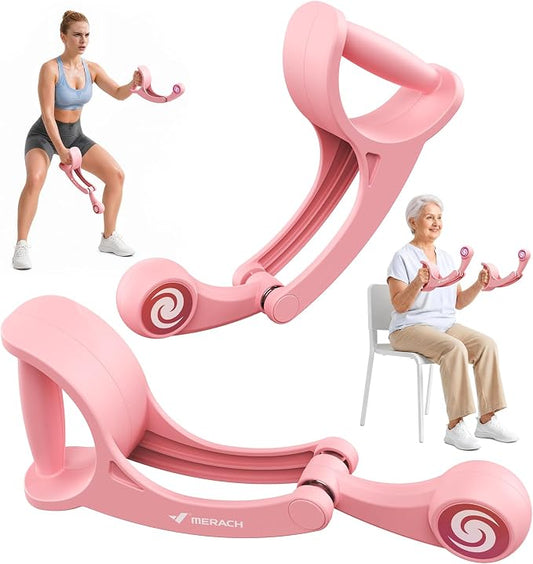 Merach Ropeless Battle Ropes, Forearm Strengthener Arm Trainer | Portable Wrist-Friendly Trainer, Ergonomic Grip, Arm Exercise Equipment for Forearm Strengthening