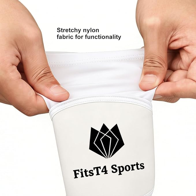 FitsT4 Sports Volleyball Arm Sleeves for Girls Passing Forearm Sleeves with Protection Pads and Thumbhole for Youth