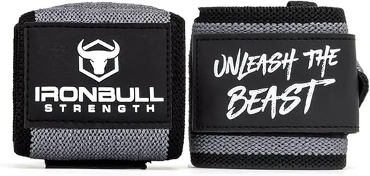 Powerlifting Wrist Wraps for Weightlifting & Bench Press - IPF Approved Heavy Duty Wrist Straps for Powerlifting, Bodybuilding & Strength Training - Competition Grade Support