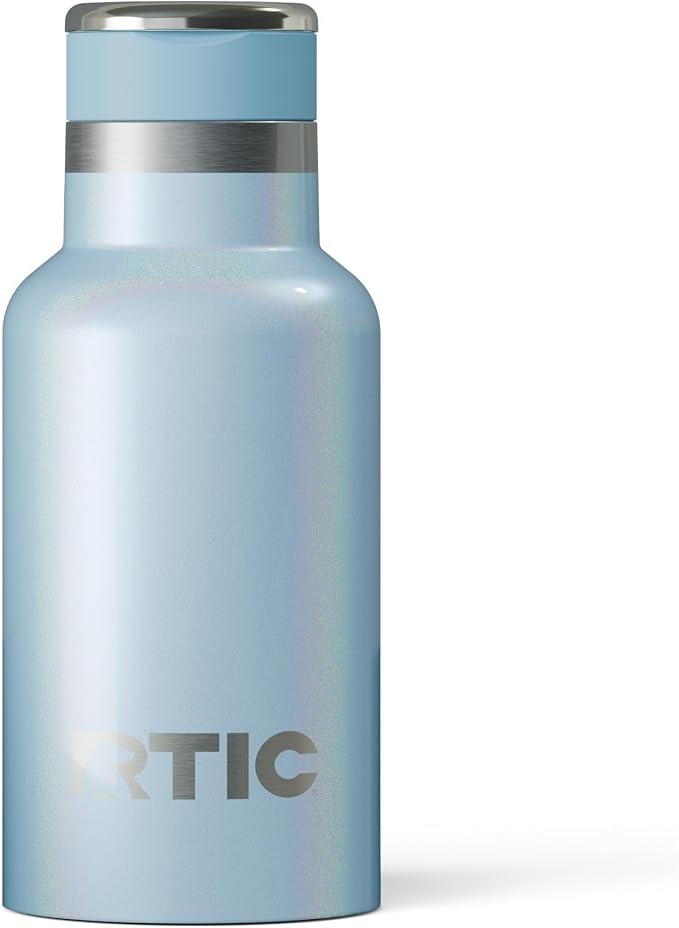 RTIC Little Journey Water Bottle with Straw, Ceramic Lined, RTIC Ice Glitter